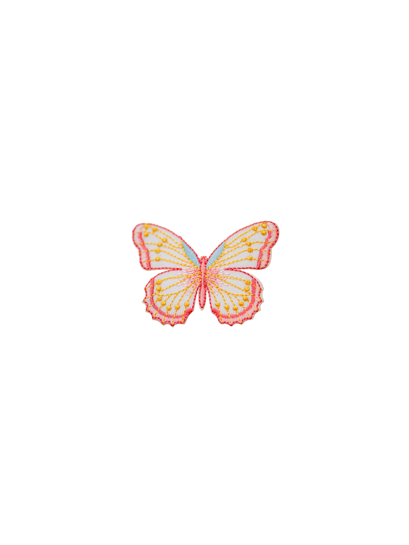 White and Pink Butterfly